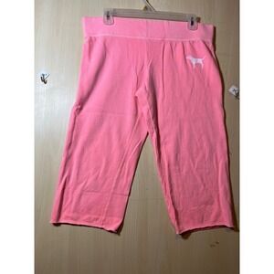 Victoria's Secret PINK Pink Sweatpants Capris Cropped Athletic Joggers Womens M